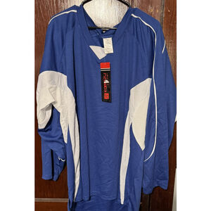 Kamazu Blank Practice Hockey Jersey Blue Men’s Size XXL New With Tags